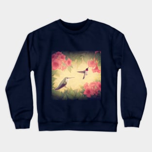 Ruby-throated Hummingbirds Crewneck Sweatshirt